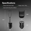 image:imageVIVOSUN Folding Survival Shovel 22 Camping Shovel Military Portable Small Shovel with High Carbon Steel Tactical Entrenching Tool for Hiking Digging Backpacking Gardening Off Road Beach18 Black