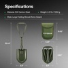 image:imageVIVOSUN Folding Survival Shovel 22 Camping Shovel Military Portable Small Shovel with High Carbon Steel Tactical Entrenching Tool for Hiking Digging Backpacking Gardening Off Road Beach22 Army Green