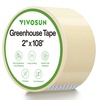 image:imageVIVOSUN Greenhouse Repair Tape 63 mil 3 x 108 Weatherproof Clear Poly Patch Tape Heavy Duty Greenhouse Sheeting Coverings Film Tape for Plastic Sheeting and Tents2x108