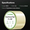 image:imageVIVOSUN Greenhouse Repair Tape 63 mil 3 x 108 Weatherproof Clear Poly Patch Tape Heavy Duty Greenhouse Sheeting Coverings Film Tape for Plastic Sheeting and Tents3x108 Pack of 2