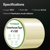 image:imageVIVOSUN Greenhouse Repair Tape 63 mil 3 x 108 Weatherproof Clear Poly Patch Tape Heavy Duty Greenhouse Sheeting Coverings Film Tape for Plastic Sheeting and Tents4x108
