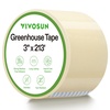 image:imageVIVOSUN Greenhouse Repair Tape 63 mil 3 x 108 Weatherproof Clear Poly Patch Tape Heavy Duty Greenhouse Sheeting Coverings Film Tape for Plastic Sheeting and Tents3x213