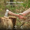 image:imageVIVOSUN Hatchet Axe with Sheath 13 Hand Axe Camping Axe Survival Hatchet with Wooden Handle Splitting Axe for Bushcraft Gardening Wood Chopping Cutting