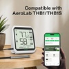 image:imageVIVOSUN Temperature amp Humidity Sensor Probe Waterproof Stainless Steel Environmental Monitoring Probe for GrowHub Controller E42E42AE42A AeroLab THB1THB1S 12ft