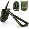 image:imageVIVOSUN Folding Survival Shovel 22 Camping Shovel Military Portable Small Shovel with High Carbon Steel Tactical Entrenching Tool for Hiking Digging Backpacking Gardening Off Road Beach22 Army Green