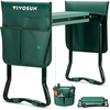 image:imageVIVOSUN Heavy Duty Garden Kneeler and Seat Folding Garden Stool with Soft EVA Foam Kneeling Pad amp 2 Large Tool Bags AntiTipping Gardening Bench Gifts for Women and Seniors Green