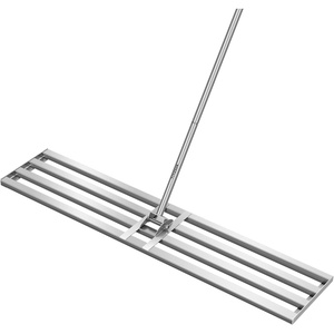 image:imageVIVOSUN 30 Lawn Leveling Rake 30 x 10 x 78 HeavyDuty Stainless Steel Lawn Leveler with 7FT Adjuatble Long Handle for High Effect Metal Levelawn for Smooth Soil Rustproof Rakes for Garden Yard48 x 10 Leveling Rake