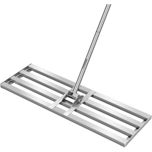 image:imageVIVOSUN 30 Lawn Leveling Rake 30 x 10 x 78 HeavyDuty Stainless Steel Lawn Leveler with 7FT Adjuatble Long Handle for High Effect Metal Levelawn for Smooth Soil Rustproof Rakes for Garden Yard30 x 10 Leveling Rake