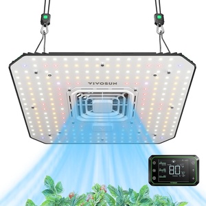 image:imageVIVOSUN AeroLight A100 Tunable Spectrum LED Grow Light 100W with Integrated Circulation Fan amp Growhub Controller E42A Compatible with App amp E25 2 x 2 Ft Coverage