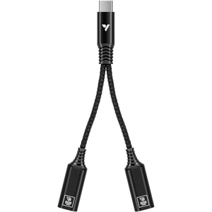 image:imageVIVOSUN USBC Splitter with 1 Male to 2 Female 2in1 Type C Splitter DaisyChain Adapter Dongle for GrowHub Controller E42A