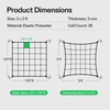 image:imageVIVOSUN 2 x 4Ft Elastic Trellis Netting with 4 Hooks for Climbing Plants Vegetables Fruits and Flowers 1Pack3x3ft stretched size3mm d Pack of 2