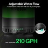 image:imageVIVOSUN 210 GPH 10W Submersible Water Pump with Adjustable Water Flow 49ft Tubing Additional Ceramic Shaft and Outlet Adapters for Fish Tanks Aquariums Hydroponics Fountains210 GPH