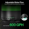 image:imageVIVOSUN 210 GPH 10W Submersible Water Pump with Adjustable Water Flow 49ft Tubing Additional Ceramic Shaft and Outlet Adapters for Fish Tanks Aquariums Hydroponics Fountains660 GPH
