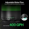 image:imageVIVOSUN 210 GPH 10W Submersible Water Pump with Adjustable Water Flow 49ft Tubing Additional Ceramic Shaft and Outlet Adapters for Fish Tanks Aquariums Hydroponics Fountains400 GPH