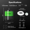 image:imageVIVOSUN 210 GPH 10W Submersible Water Pump with Adjustable Water Flow 49ft Tubing Additional Ceramic Shaft and Outlet Adapters for Fish Tanks Aquariums Hydroponics Fountains210 GPH
