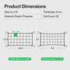 image:imageVIVOSUN 5 x 5Ft Elastic Trellis Netting with 4 Hooks for Climbing Plants Vegetables Fruits and Flowers 1Pack2x4ft stretched size3mm d Pack of 2