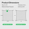 image:imageVIVOSUN 5 x 5Ft Elastic Trellis Netting with 4 Hooks for Climbing Plants Vegetables Fruits and Flowers 1Pack4x4ft stretched size3mm d Pack of 2