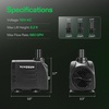 image:imageVIVOSUN 660GPH Submersible Water Pump 2500LH 35W aquarium pump Ultra Quiet Fountain Pump with 82ft25m High Lift for Fish Tank Pond Aquarium Statuary Hydroponics660GPH Pack of 2