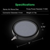 image:imageVIVOSUN Air Stone Disc 4 x 4 Inch with Shell and Sucker for Aquarium Fish Tank and Hydroponics Air Pump5 inch