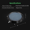 image:imageVIVOSUN Air Stone Disc 4 x 4 Inch with Shell and Sucker for Aquarium Fish Tank and Hydroponics Air Pump8 inch Pack of 2