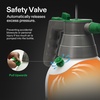 image:imageVIVOSUN Handheld Garden Sprayer 1L Pump Sprayer 34oz Water Spray Bottle with Safety Valve Adjustable Nozzle Extended Spray Rod amp Additional Seals Ideal for Watering Fertilizing Cleaning34 ounce