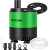 image:imageVIVOSUN 210 GPH 10W Submersible Water Pump with Adjustable Water Flow 49ft Tubing Additional Ceramic Shaft and Outlet Adapters for Fish Tanks Aquariums Hydroponics Fountains660 GPH