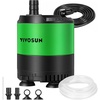 image:imageVIVOSUN 210 GPH 10W Submersible Water Pump with Adjustable Water Flow 49ft Tubing Additional Ceramic Shaft and Outlet Adapters for Fish Tanks Aquariums Hydroponics Fountains400 GPH