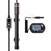 image:imageVIVOSUN Submersible Aquarium Heater with Thermometer Combination 300W Titanium Fish Tank Heaters with Intelligent LED Temperature Display and External Temperature Controller