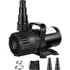 image:imageVIVOSUN 2600 GPH Submersible Water Pump with Barrier Bag Ultra Quiet 200W Pond Pump for Pond Waterfall Fish Tank Statuary Hydroponic 20Ft Lift HeightBlack Round