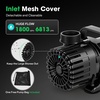 image:imageVIVOSUN 2600 GPH Submersible Water Pump with Barrier Bag Ultra Quiet 200W Pond Pump for Pond Waterfall Fish Tank Statuary Hydroponic 20Ft Lift HeightBlack Square