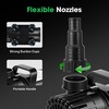 image:imageVIVOSUN 2600 GPH Submersible Water Pump with Barrier Bag Ultra Quiet 200W Pond Pump for Pond Waterfall Fish Tank Statuary Hydroponic 20Ft Lift HeightBlack Square