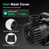 image:imageVIVOSUN 2600 GPH Submersible Water Pump with Barrier Bag Ultra Quiet 200W Pond Pump for Pond Waterfall Fish Tank Statuary Hydroponic 20Ft Lift HeightBlack Square