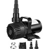 image:imageVIVOSUN 2600 GPH Submersible Water Pump with Barrier Bag Ultra Quiet 200W Pond Pump for Pond Waterfall Fish Tank Statuary Hydroponic 20Ft Lift HeightBlack Round
