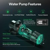 image:imageVIVOSUN 2600 GPH Submersible Water Pump with Barrier Bag Ultra Quiet 200W Pond Pump for Pond Waterfall Fish Tank Statuary Hydroponic 20Ft Lift HeightBlack Round