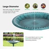 image:imageVIVOSUN 28 Bird Bath Polyresin Lightweight Antique Outdoor Garden Bird Bath for Outdoors Gardens Patio Yard Deck Green