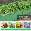 image:imageVIVOSUN 3Tier Metal Raised Garden Bed 46 x 46 x 24 Galvanized Steel Metal Outdoor Planter Box with Gloves and Scissors to Grow Flowers Vegetables and Herbs for Outdoor Gardening GreenGreen
