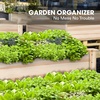 image:imageVIVOSUN 3Tier Wooden Raised Garden Bed 48 x 48 x 21 Inches Outdoor Wood Planter Kit for Plants Herbs and Vegetables for Garden Patio Balcony Backyard and Outdoors48 x 48 x 21 Inches 3Tier