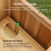 image:imageVIVOSUN 3Tier Wooden Raised Garden Bed 48 x 48 x 21 Inches Outdoor Wood Planter Kit for Plants Herbs and Vegetables for Garden Patio Balcony Backyard and Outdoors435 x 16 x 14 Inches Pack of 2