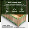 image:imageVIVOSUN 3Tier Wooden Raised Garden Bed 48 x 48 x 21 Inches Outdoor Wood Planter Kit for Plants Herbs and Vegetables for Garden Patio Balcony Backyard and Outdoors435 x 16 x 14 Inches Pack of 2