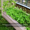 image:imageVIVOSUN 3Tier Wooden Raised Garden Bed 48 x 48 x 21 Inches Outdoor Wood Planter Kit for Plants Herbs and Vegetables for Garden Patio Balcony Backyard and Outdoors48 x 24 x 30 Inches With Trellis