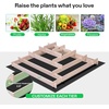 image:imageVIVOSUN 3Tier Wooden Raised Garden Bed 48 x 48 x 21 Inches Outdoor Wood Planter Kit for Plants Herbs and Vegetables for Garden Patio Balcony Backyard and Outdoors42 x 42 x 14 Inches 5Tier