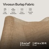 image:imageVIVOSUN 40 in x 30 ft Burlap Fabric High Density Natural Jute Fiber Multipurpose Burlap for Gardening Outdoor Plant Care Weed Barrier DIY Crafts and Decoration40 Inch X 30 Feet