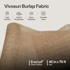 image:imageVIVOSUN 40 in x 30 ft Burlap Fabric High Density Natural Jute Fiber Multipurpose Burlap for Gardening Outdoor Plant Care Weed Barrier DIY Crafts and Decoration40 Inch X 75 Feet