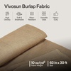 image:imageVIVOSUN 40 in x 30 ft Burlap Fabric High Density Natural Jute Fiber Multipurpose Burlap for Gardening Outdoor Plant Care Weed Barrier DIY Crafts and Decoration63 Inch X 30 Feet Heavy Duty