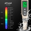 image:imageVIVOSUN 5in1 Digital PH Meter with PHSalinityTDSECTemperature Function Backlight Screen IP67 Waterproof for Hydroponics Home Drinking Pool and AquariumGray
