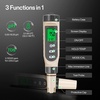 image:imageVIVOSUN 5in1 Digital PH Meter with PHSalinityTDSECTemperature Function Backlight Screen IP67 Waterproof for Hydroponics Home Drinking Pool and AquariumGray