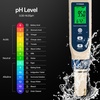image:imageVIVOSUN 5in1 Digital PH Meter with PHSalinityTDSECTemperature Function Backlight Screen IP67 Waterproof for Hydroponics Home Drinking Pool and AquariumBlue