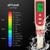 image:imageVIVOSUN 5in1 Digital PH Meter with PHSalinityTDSECTemperature Function Backlight Screen IP67 Waterproof for Hydroponics Home Drinking Pool and AquariumRed