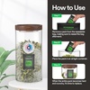 image:imageVIVOSUN 62 RH TwoWay Humidity Control Packs Size 8 g 10 Packs Each for Storing 1 oz Moisture Balancer with RH Indicator Card for Food Storage8g  10pcs Pack of 2