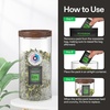 image:imageVIVOSUN 62 RH TwoWay Humidity Control Packs Size 8 g 10 Packs Each for Storing 1 oz Moisture Balancer with RH Indicator Card for Food Storage8g  10pcs Pack of 3